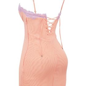 Harper Sorbet Lace Trimmed Mini Dress - Image 3