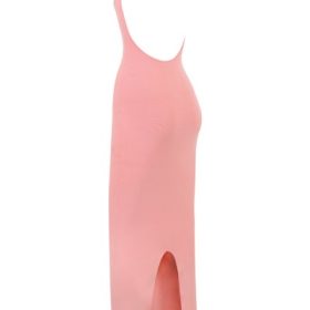 Camelia Apricot Plunge Maxi Dress - Image 3