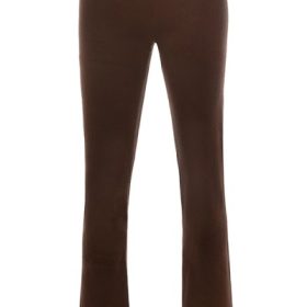 Ama Chocolate Cashmere Blend Trousers - Image 2
