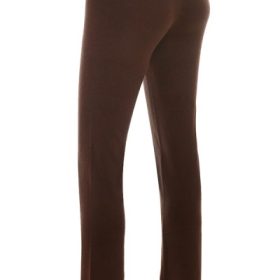 Ama Chocolate Cashmere Blend Trousers - Image 3