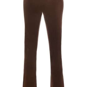 Ama Chocolate Cashmere Blend Trousers - Image 4