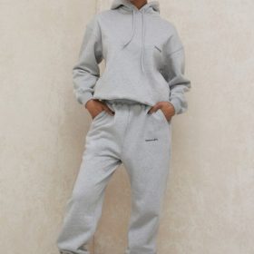 Halo Grey Oversized Hoodie - Image 9