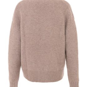 Alara Barley Chunky Natural Wool Cardigan - Image 4