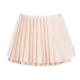 Emira Ivory Pleated Mini Skirt - Image 2
