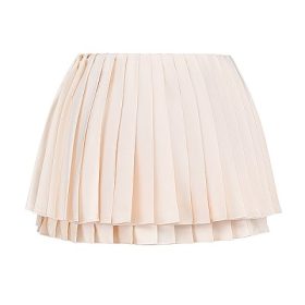 Emira Ivory Pleated Mini Skirt - Image 4
