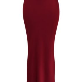 Sydel Ruby Satin Bias Cut Maxi Skirt - Image 2