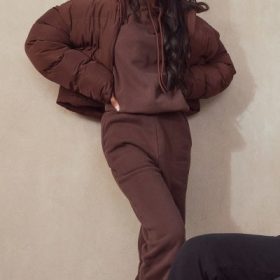 Sky Chocolate Fleece Back Jogging Trouser - Image 13