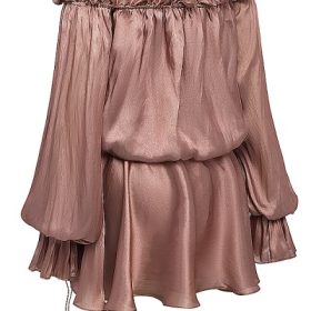 Chaya Hazelnut Off Shoulder Dress - Image 3