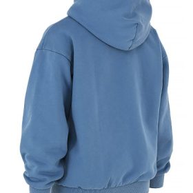 Storm Azure Zip Through Hoodie - Image 3