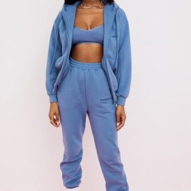 Storm Azure Zip Through Hoodie - Image 7