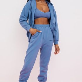 Storm Azure Zip Through Hoodie - Image 8