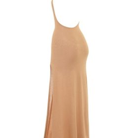 Selia Gold Knit Maxi Dress - Image 3