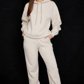 Halo Oatmeal Oversized Hoodie - Image 8