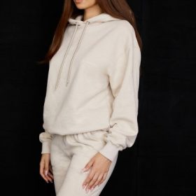 Halo Oatmeal Oversized Hoodie - Image 9