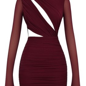 Lucinda Mulberry Cutout Mini Dress - Image 2
