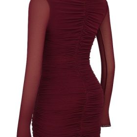 Lucinda Mulberry Cutout Mini Dress - Image 3