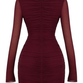 Lucinda Mulberry Cutout Mini Dress - Image 4