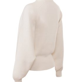 Cressida Cream Wool Cashmere Heavy Knit Sweater - Image 3