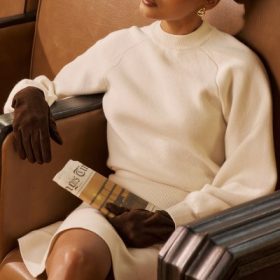 Cressida Cream Wool Cashmere Heavy Knit Sweater - Image 6