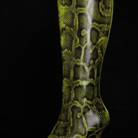 Royale Green Print Knee High Boots - Image 6