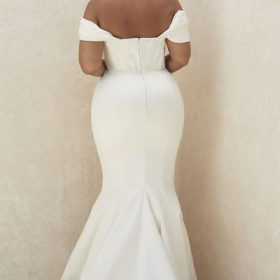 Antoinette Ivory Corset Off Shoulder Bridal Gown - Limited Edition