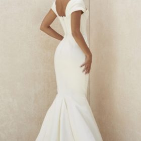 Antoinette Ivory Corset Off Shoulder Bridal Gown - Limited Edition - Image 11