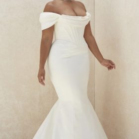 Antoinette Ivory Corset Off Shoulder Bridal Gown - Limited Edition - Image 13