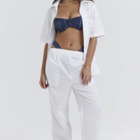 Maiko White Oversized Shirt - Image 7