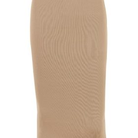 Heather Camel Knit Midi Skirt - Image 2