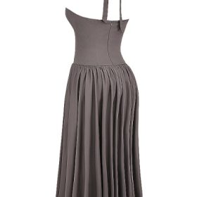 Coquette Smoke Halter Midi Dress - Image 3