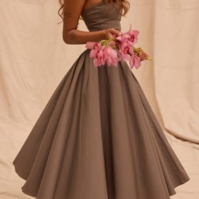 Coquette Smoke Halter Midi Dress - Image 6