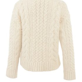 Jasper Cream Chunky Cable Knit Sweater - Image 4