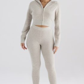 Sydney Opal Ribbed Knit Leggings - Image 7