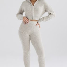Sydney Opal Ribbed Knit Leggings - Image 8