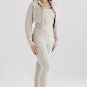 Sydney Opal Ribbed Knit Leggings - Image 11