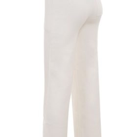 Vanna Off White Cotton Knitted Trousers - Image 3