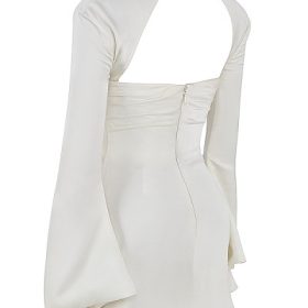 Toira Ivory Draped Corset Dress - Image 3