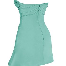 Jasmine Jade Draped Strapless Corset Dress - Image 3