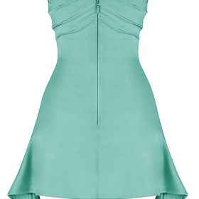 Jasmine Jade Draped Strapless Corset Dress - Image 4
