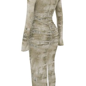 Lanetta Pale Sage Print Maxi Dress - Image 3