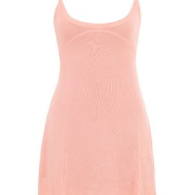 Lorenza Primrose Sheer Knit Mini Dress - Image 2