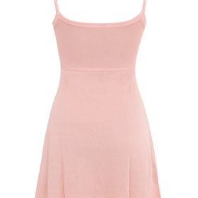 Lorenza Primrose Sheer Knit Mini Dress - Image 4