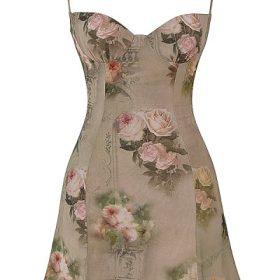 Christiana Vintage Floral Mini Dress - Image 2