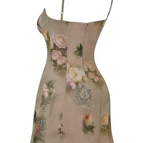 Christiana Vintage Floral Mini Dress - Image 3
