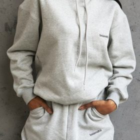 Halo Grey Oversized Hoodie