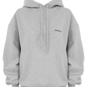 Halo Grey Oversized Hoodie - Image 2