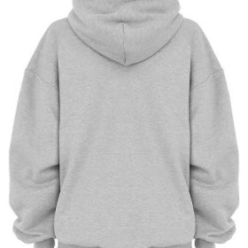 Halo Grey Oversized Hoodie - Image 4