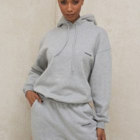 Halo Grey Oversized Hoodie - Image 5