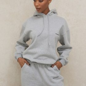 Halo Grey Oversized Hoodie - Image 6