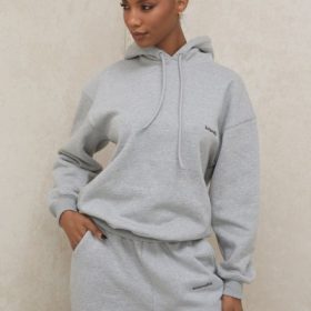 Halo Grey Oversized Hoodie - Image 7
